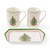  Spode Christmas Tree Twin Mug and Tray Set - 21cm 