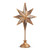 RAZ Imports Gold Distressed Mirrored Star on Base - 41cm 