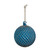 RAZ Imports Cobalt Blue Quilted Glass Ball Ornament - 10cm 