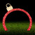 Christmas Elves LED Giant Glitter Bauble Arch Red Light Up - 300cm 