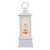 Christmas Elves Glitter Swirl Musical White Lantern USB (2 Styles) - 28cm 