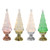 Christmas Elves Glitter Swirl Lux Tree Metallic Base USB (4 Colours) - 36cm 
