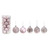 Christmas Elves Pink Luxe Baubles (Pack of 30) - 60mm 
