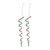 Christmas Elves Candycane Spiral Deco (Pack of 2, 2 Styles) - 21cm 