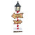Christmas Elves Candy Cane or Gingerbread Metal Table Lamp (2 Styles) - 30cm 