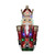 Christmas Elves Musical Crimson Red Nutcracker with LED Multicolour Lights - 92cm 