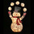 Christmas Elves LED Frosty Snowball Man Twinkle - 150cm 