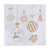 Christmas Elves Snow Spray Stencil Big Square (4 Designs) - 60cm 