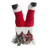 Christmas Elves Santa Legs in Chimney Animated Kicking - 35cm 