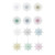 Christmas Elves Hanging Glitter Sparkler or Snowflake (6 Colours) - 20cm 