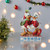 Disney Christmas Decorations Donald and Daisy Mistletoe Figurine - 15.5cm 