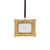 Rectangular Gold Photo Frame Ornament
