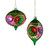 RAZ Imports Vintage Glass 2 Styles Ornament