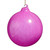 Fuchsia Pink Glitter Glass Bauble