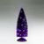 Black Bristle Tree with Purple Lights