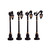 Colonial Street Lamps - Set of 4