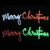 LED Neonflex “Merry Christmas” Cursive Sign 