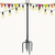 String Festoon Light Poles – 3m Set of 2 for Outdoor Holiday Displays