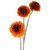 Lifelike Autumn Bloom Orange Chrysanthemum Spray