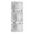 Mini Silver Scatter Christmas Crackers – Pack of 6