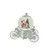 Musical Glitter Swirl Royal Carriage Christmas Globe with USB