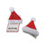 Mini Santa Hat Holiday Hair Clips