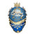 Exquisite Blue Fabergé Egg Christmas Ornament by Mark Roberts