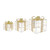 LED Starry Wire Christmas Gift Decorations - Gold