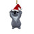 Aussie Koala with Santa Hat Ornament