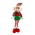 Festive Standing Elf with Candy Stripe Outfit - Boy