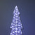 Large 2D Mesh LED Christmas Tree with Twinkle - White