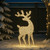 2D Mesh Reindeer with Twinkle Warm White LEDs - 1.8m