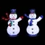 Mesh Snowman with Flashing LEDs (2 Styles)