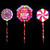 3-Piece LED Santa Stop Here and Lollipop Garden Stakes