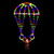 LED Parachute Colour Burst Santa Display!