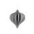 Silver Grey Glitter Honeycomb Lantern