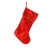 The Mantel Velvet Stocking Red Braid Trim Classic