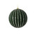 Stripe Textured Glitter Bauble (Green)