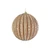 Ribbed Glitter Bauble (Champagne)