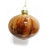 Elegant Copper Swirl Glass Hanging Bauble