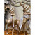Deluxe Champagne Gold Standing Reindeer Festive Tabletop Accent