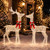 Woven Mesh LED Light-Up Reindeer Pair - 130cm