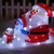 Acrylic LED Santa Penguin and Snowman