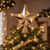 3D Tinsel Star Christmas Tree Topper