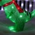 Light-Up Acrylic Christmas Dinosaur