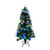 Deluxe Green Fibre Optic Christmas Tree with Mini Reindeer Accents