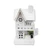 Deluxe White Wooden LED Light-Up House