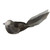 Feathered Tan Bird Ornament with Clip – Patterned Light Head