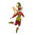 Posable Fairy Elf Statue with Gold Glitter Wings