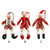 Royal Elf Doll Decoration in Red, Green & Gold (3 Styles)